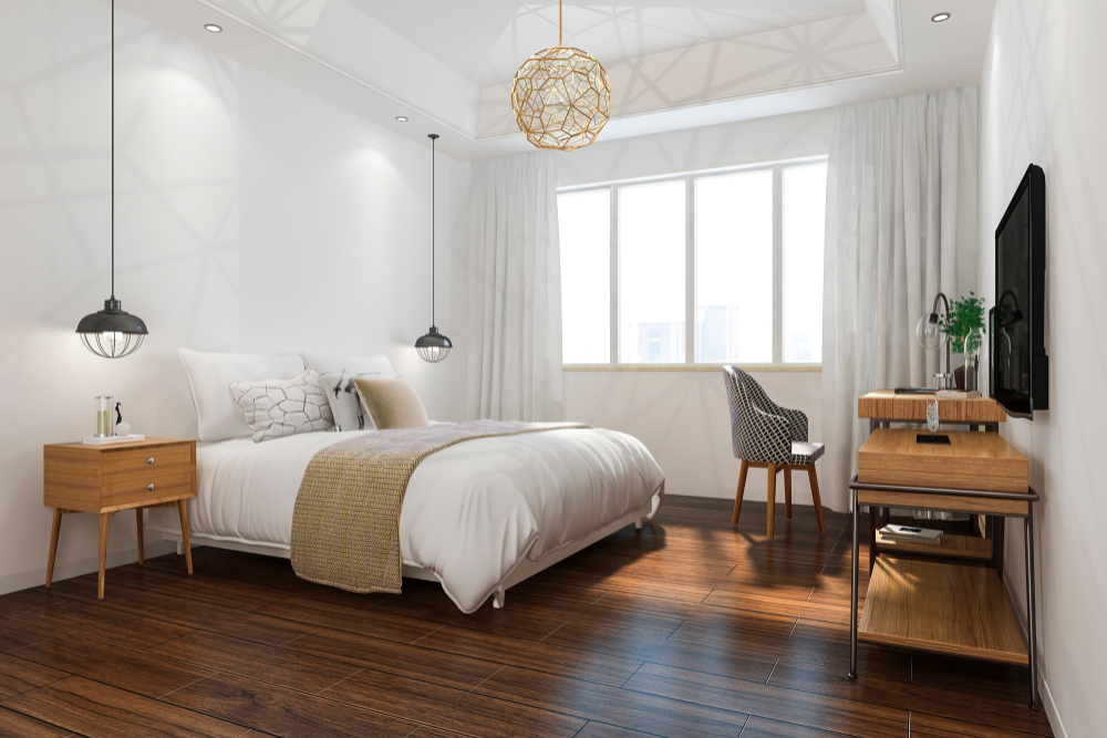 3d-rendering-orange-vintage-minimal-bedroom-suite-hotel-with-tv